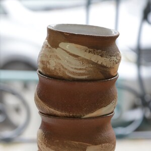 Tea Bowl Handmade medium-wood fired tea set-Pottery tea cup-stoneware tea cup-mug handmade-8 oz tea cup-japanese style tea bowl-chawan-
