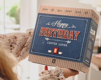 Birthday Coffee Gift – 25 Brew-In-Bag Coffees | Ready to Gift Sampler for Lovers