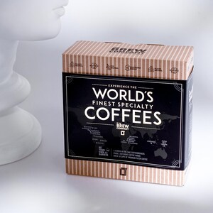 Kit de degustação de cafés em sachê, cafés especiais de origem única, 25 sachês