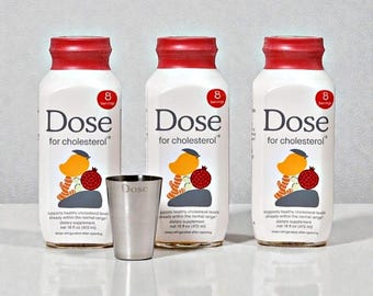 DOSE Cholesterol Support - Vegan Liquid Herbal Blend, 3-Pack