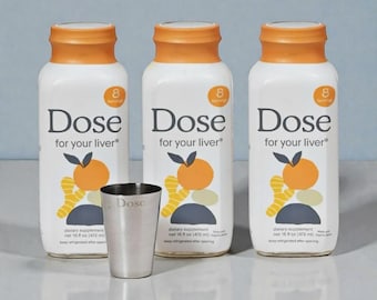 DOSE DAILY for Your Liver Dietary Supplement, 16 fl oz 3 PACK 3 Month Supply