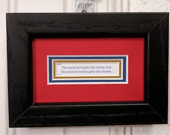 Fancy-ass Fortune cookie fortune frame!