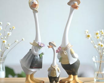 Resin Duck Statue | Whimsical Garden Lawn Ornament