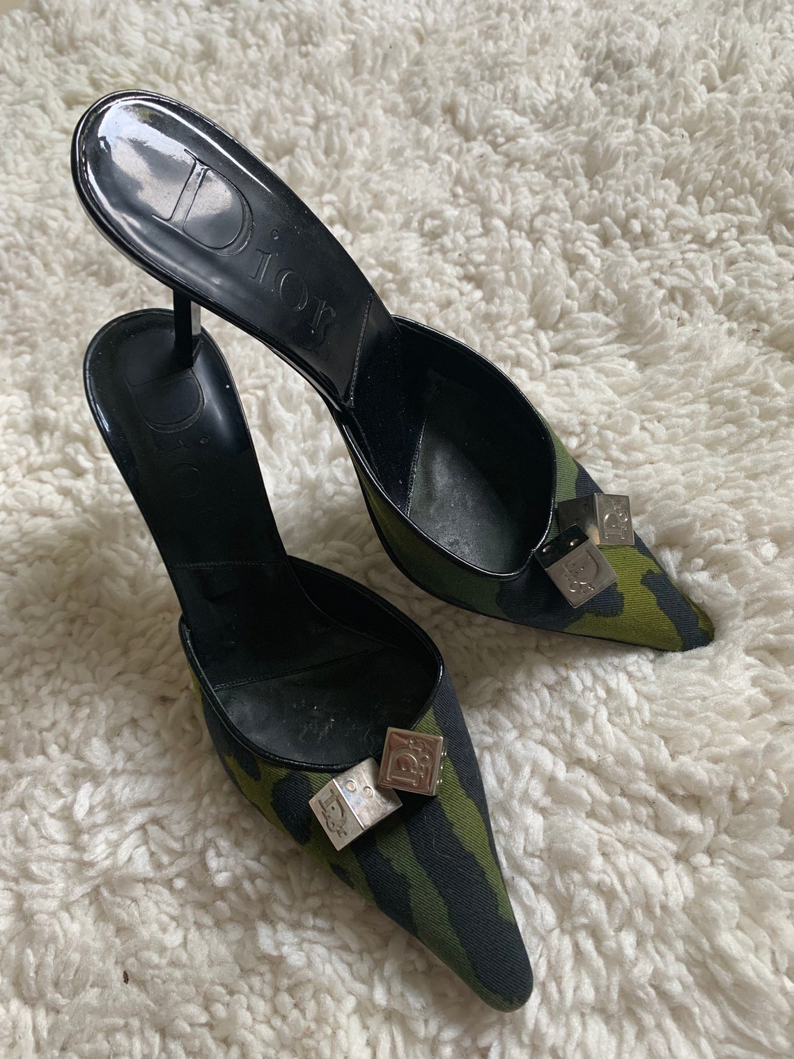 dior dice mules