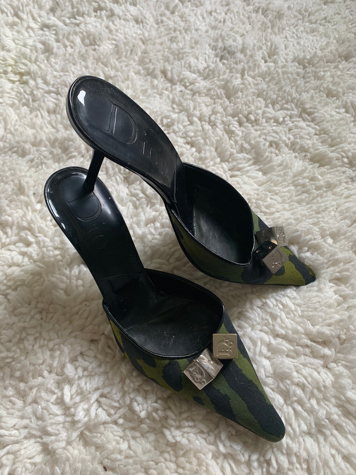 dior dice mules