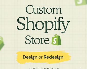 Benutzerdefiniertes Shopify Store Design | E-Komerenz Website Entwicklung | Hoch Konvertierendes Webdesign | Seo Optimiert | Anpassung des Themas