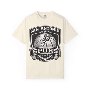 San Antonio Spurs Logo T-Shirt | Basketball Team Shirt, Vintage Emblem image 6