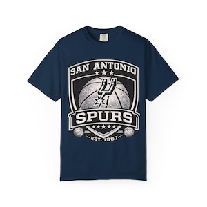 San Antonio Spurs Logo T-Shirt | Basketball Team Shirt, Vintage Emblem image 13