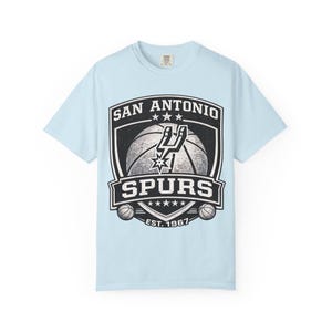 San Antonio Spurs Logo T-Shirt | Basketball Team Shirt, Vintage Emblem image 11