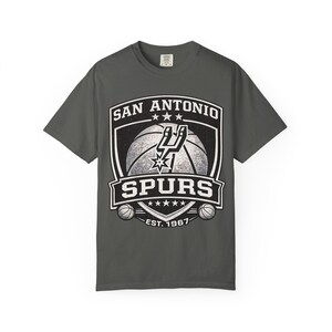 San Antonio Spurs Logo T-Shirt | Basketball Team Shirt, Vintage Emblem image 7