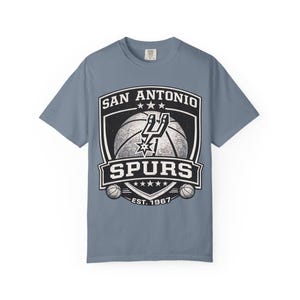San Antonio Spurs Logo T-Shirt | Basketball Team Shirt, Vintage Emblem image 12