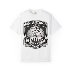 San Antonio Spurs Logo T-Shirt | Basketball Team Shirt, Vintage Emblem image 5