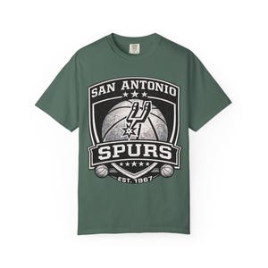 San Antonio Spurs Logo T-Shirt | Basketball Team Shirt, Vintage Emblem image 9