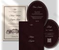 Luxury Burgundy Wedding Invitation Template | Elegant Maroon Venue Sketch Invite Suite | Editable Canva Set product logo