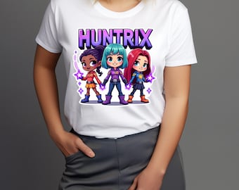 Huntrix Kpop Demon Hunters PNG, Shirt Design (Digital Download)