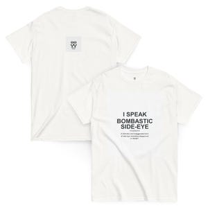 Bombastic Side Eye T-Shirt | Suck Teeth Companion Tee | African Caribbean Funny Gift, Unbothered Meme Apparel image 6