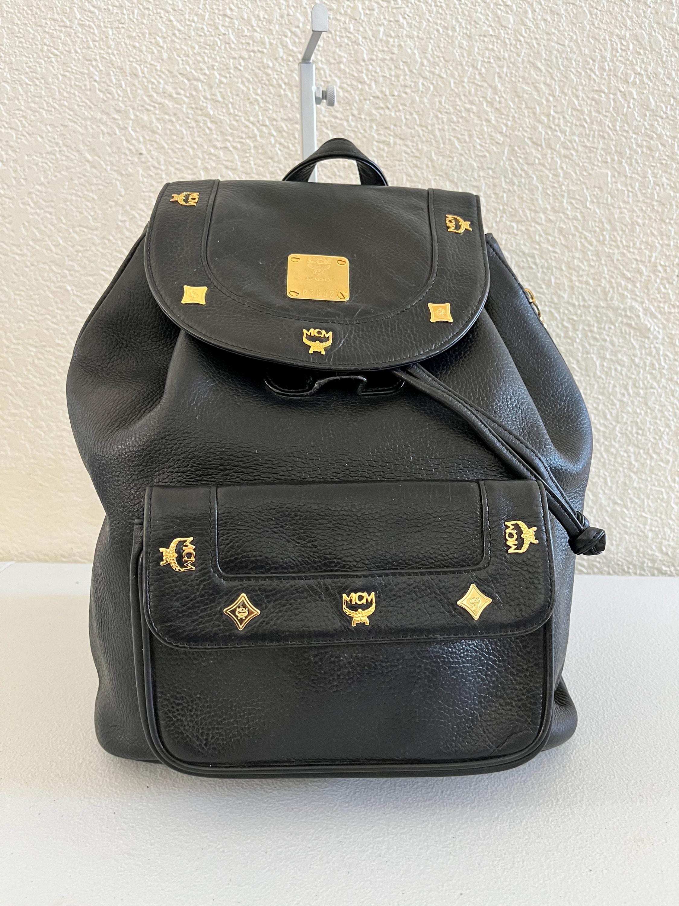 MCMヴィンテージレザーバックパック - Etsy 日本