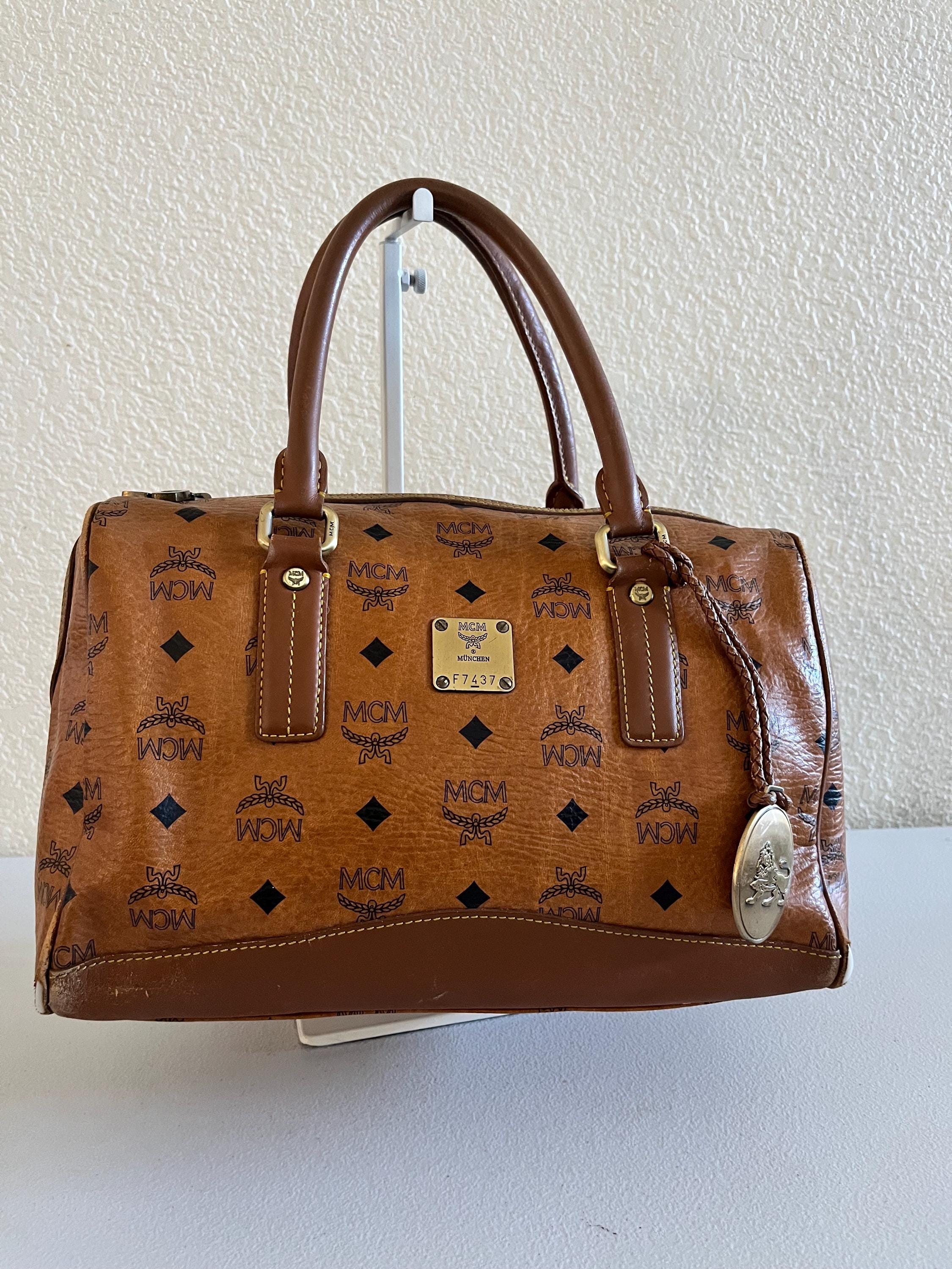 MCMヴィンテージボストンバッグ - Etsy 日本