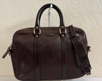 Gucci uniseks leren aktetas
