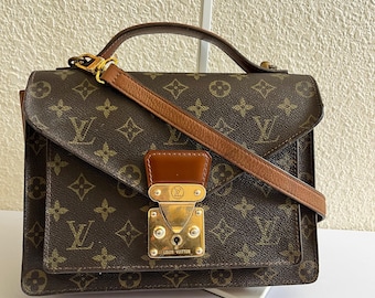 Louis Vuitton Vintage 80s Top Handle Bag - Etsy