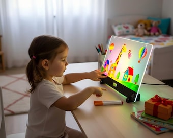 LED Acryl Zeichenbrett, Light Up Art Spielzeug, Kinder Kreative Doodle Pad