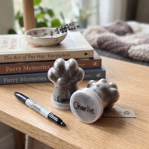 Recuerdo de pelo de mascota, contenedor para guardar pelo, regalo para amantes de los gatos