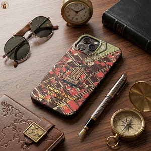 Etui na iPhone'a 17 z mapą Nowego Jorku, Trump Tower Manhattan