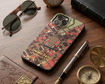 New York City Karte iPhone 17 Hülle, Trump Tower Manhattan Cover