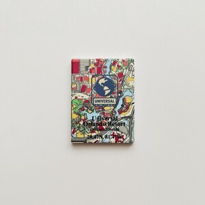 Ceramic Landmark Fridge Magnet – Universal Orlando Resort Map Design | Travel-Inspired Souvenir | Custom City Artwork