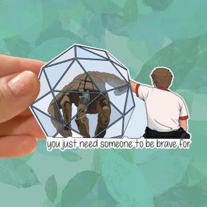 Project Hail Mary Inspired Vinyl Sticker: Rocky Eridian Sci-Fi Decal (Water Resistant)