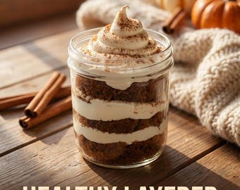 Pumpkin Spice Gluten-free Sugar-free Cake in a jar 8oz or 16oz