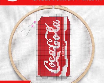 Diet Coke Cross Stitch Pattern PDF - Etsy