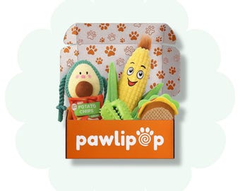 TacO’clock Dog Toy Box: 10 Toys and Essentials - Themed Gift Box | Exclusive Bundle