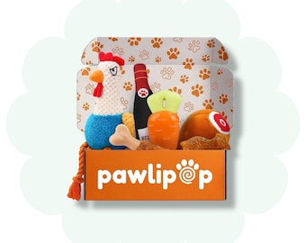 Thanksgiving Dog Toy Box: 10 Toys and Essentials - Themed Gift Box