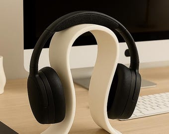 Minimal Headphone Stand | Modern Workspace & Office Decor