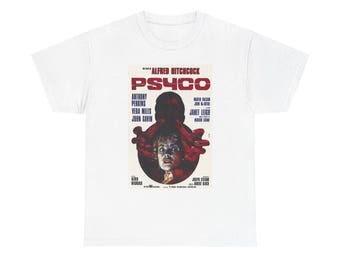 T-shirt Psycho Logo Film - Noir/gris/marine/blanc - Taille S à 5XL - Neuf Sans étiquettes