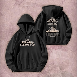 Avenged Sevenfold T-Shirt Sweatshirt Hoodie | A7X Heavy Metal Band Merch | Unisex Rock Graphic Clothing | Music Fan Gift