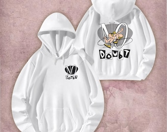 No Doubt Tragic Kingdom Double Sided Graphic T-Shirt, Sweatshirt & Hoodie – Front and Back Print 90s Alternative Rock Shirt