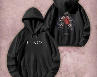 Florence and the Machine Lungs T-Shirt Sweatshirt Hoodie – Indie Rock Band Tee, Vintage Graphic Shirt, F&M Concert Merch, Unisex Music Tee