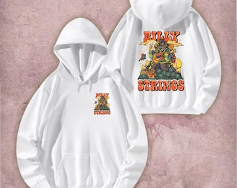 Billy Strings Double Sided T-Shirt, Sweatshirt, Hoodie – Front & Back Print Bluegrass Jam Band Merch