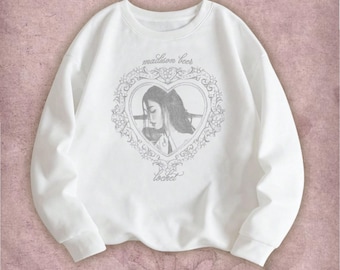 Madison Beer Locket T-Shirt Sweatshirt Hoodie – Vintage Portrait Graphic Tee, Pop Star Fan Shirt, Gift for Music Lover