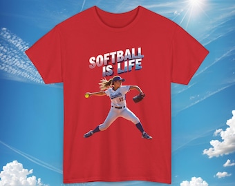 Camiseta "Softball é Vida" | Camiseta de Softball Feminina