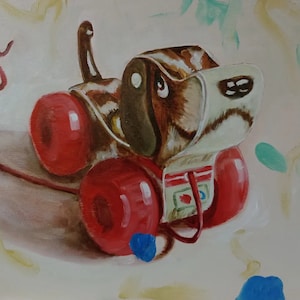 Dog 2 - original oil painting