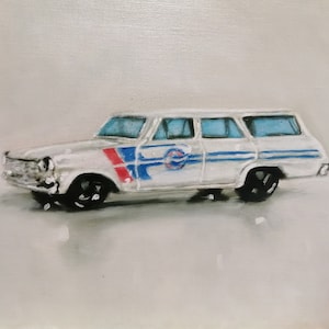 Hotwheels &#39;64 Chevy Nova - oil painting
