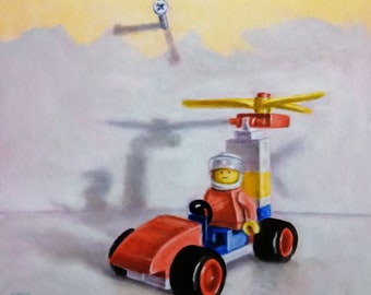 Lego No 5 - original oil painting