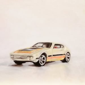 Hotwheels Volkswagen SP2 - oil painting