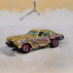 Hotwheels 1970 Chevelle SS - oil painting