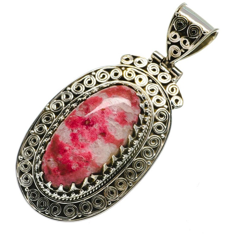 Thulite Pendant 2 PD690605 925 Sterling Silver