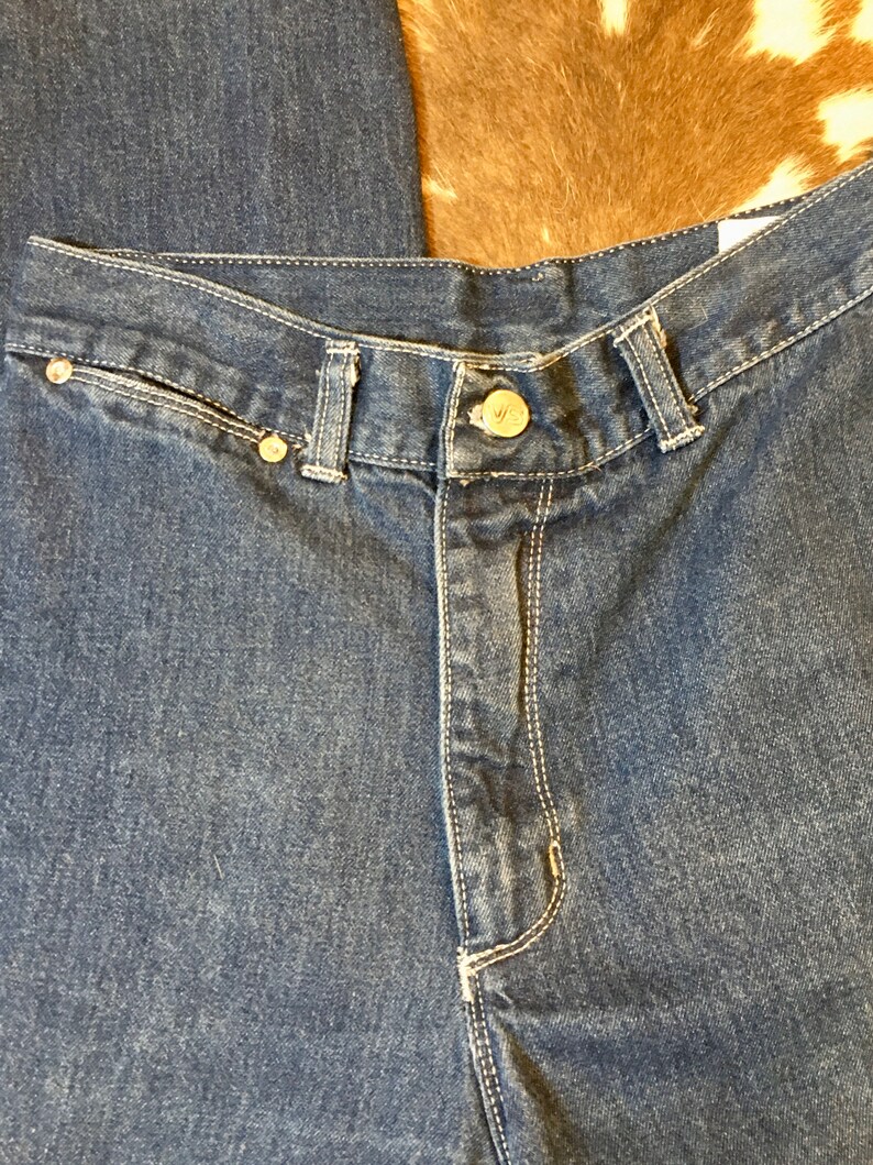 Vintage High Waisted Vidal Sasson Jeans Vintage Size 12 Etsy