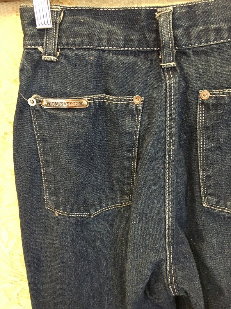 Vintage High Waisted Vidal Sasson Jeans Vintage Size 12 Etsy